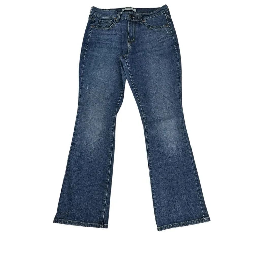 Levis 515 Boot Cut Western Flap Pockets Medium Wash Size 4 Slim Cut  Denim Jeans